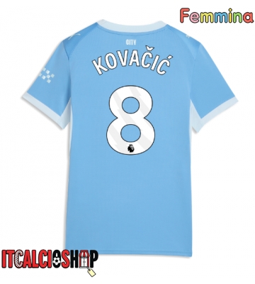 Manchester City Mateo Kovacic #8 Prima Maglia Femmina 2026-27 Manica Corta